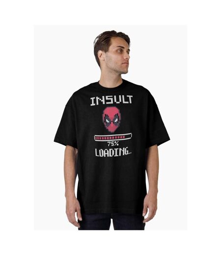 T-shirt Insult Loading Homme Noir Deadpool