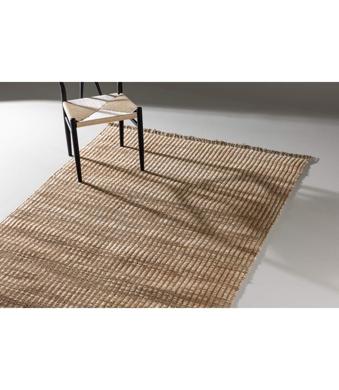Tapis Déco en Jute Marcie 160x230cm Naturel-4