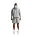 Mens Club Swoosh Fleece Hoodie Dark Grey Heather Nike-2