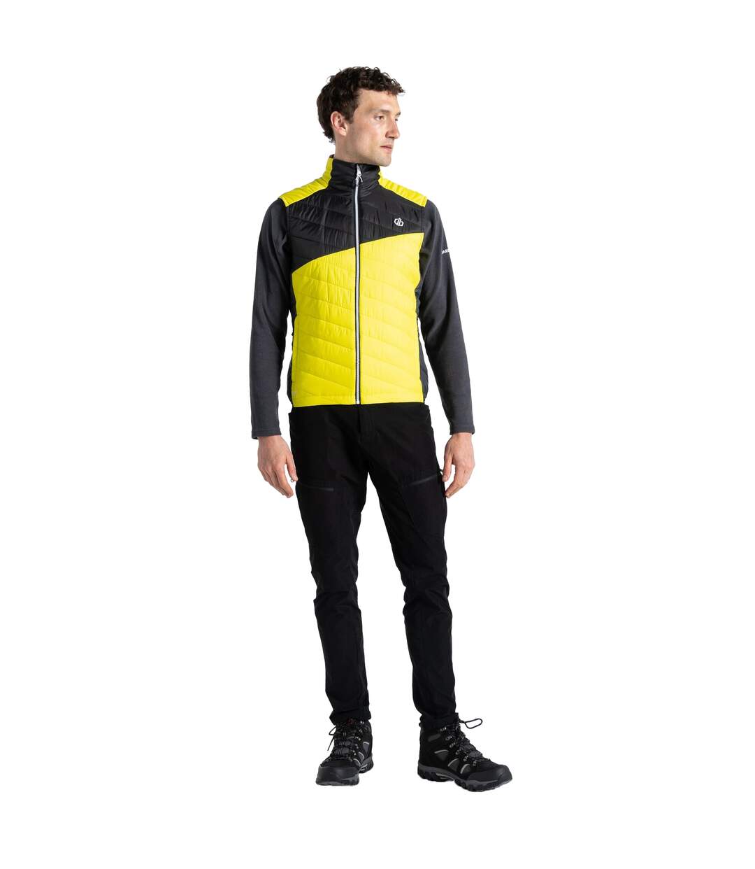Mens Touring Quilted Lightweight Gilet Neon Spring Black Dare 2B-1
