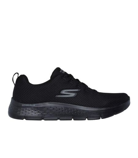 Mens go walk flex vespid trainers black Skechers