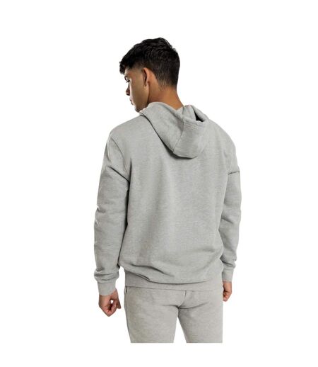 Sweat À Capuche Motif/style Logo Brodé Homme Gris Chiné Ellesse