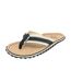 Tongs Homme Beige Noir Gumbies-1