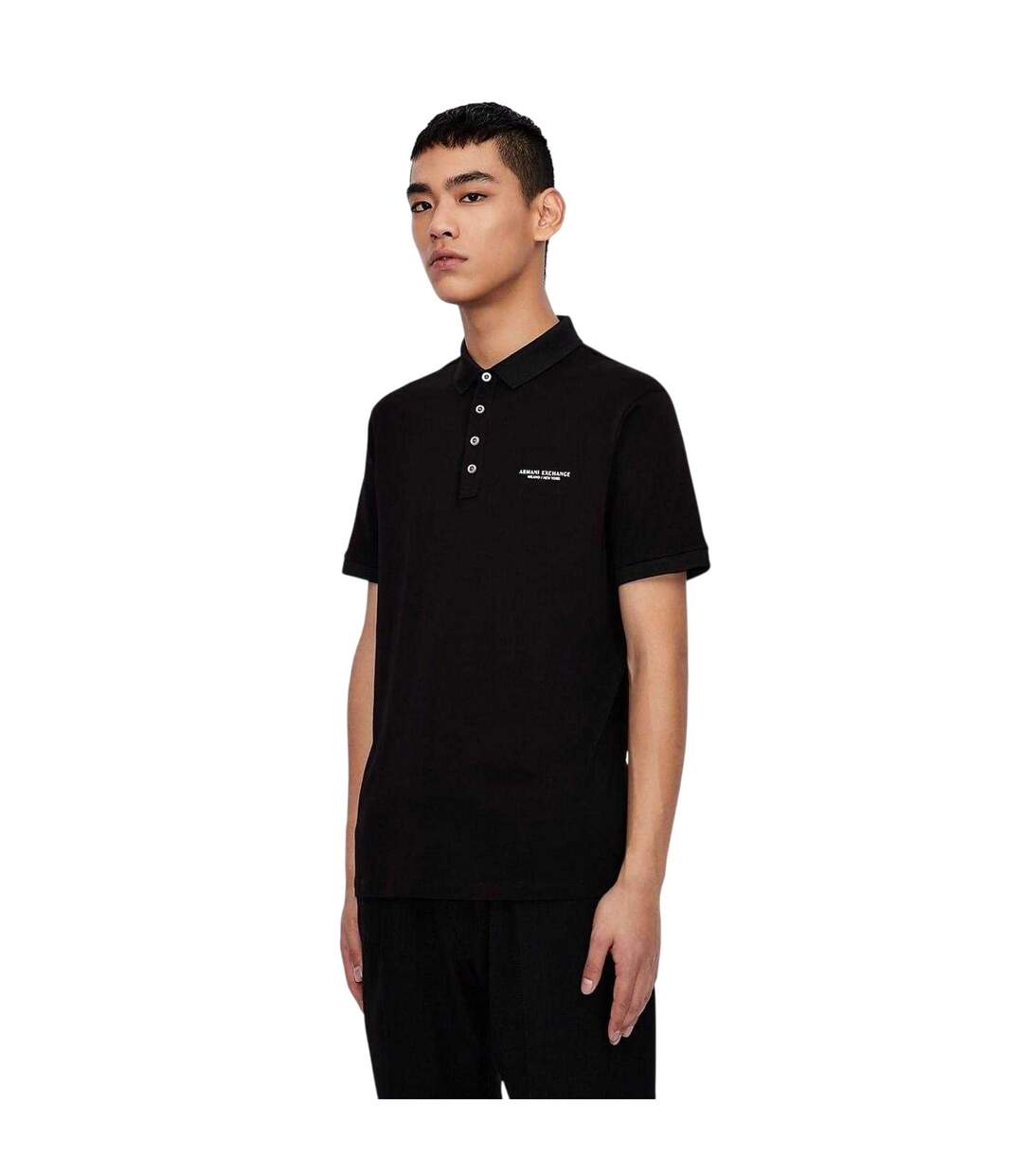 Polo Homme Noir Armani Exchange-2
