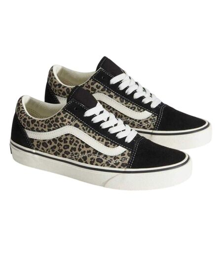 Chaussures À Roulettes Old Skool Femme Beige Noir Vans
