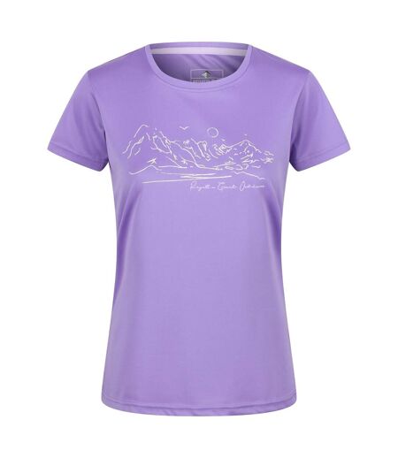 T-shirt fingal femme améthyste clair Regatta