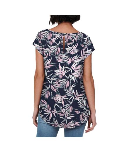 Top Marine/Rose à motifs Femme Only Nova - 34