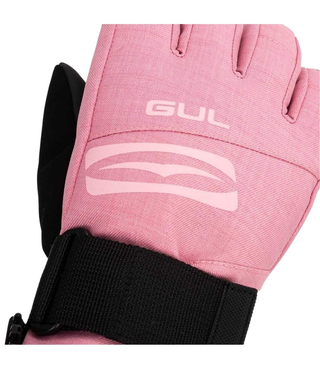Womens/ladies Powder Ski Gloves Black Pink Gul-4