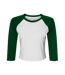Bella + Canvas - T-shirt court - Femme (Blanc / Vert Kelly) - UTPC6985
