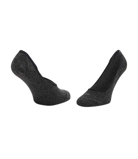 Socquettes Discrètes Motif/style Uni Femme Gris Foncé Gris Calvin Klein