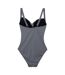 Maillot de bain 1 pièce femme bleu marine / blanc Regatta