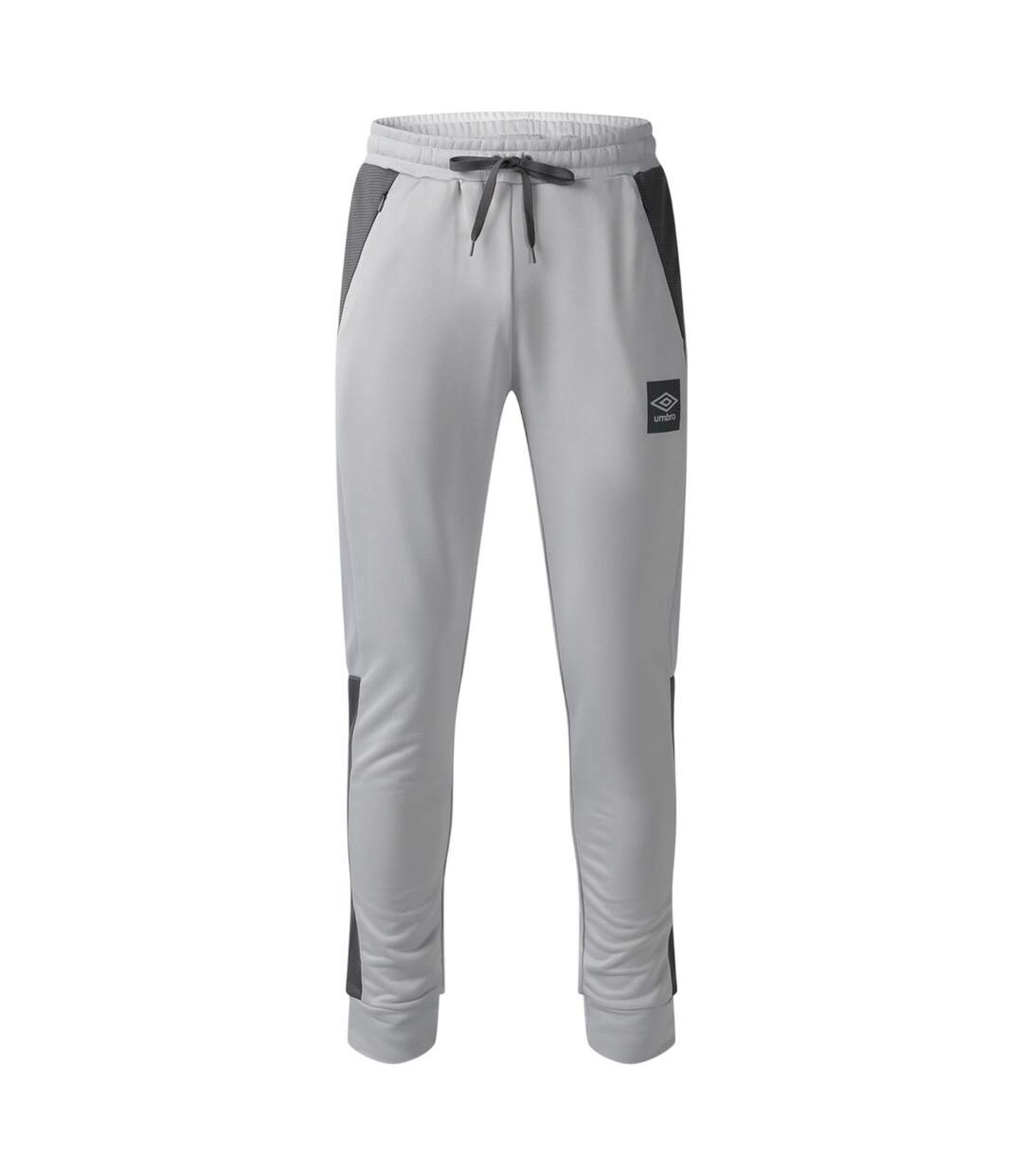 Mens Polyester Sports Tracksuit Bottoms Quiet Shade Grey Castle Rock Umbro-1