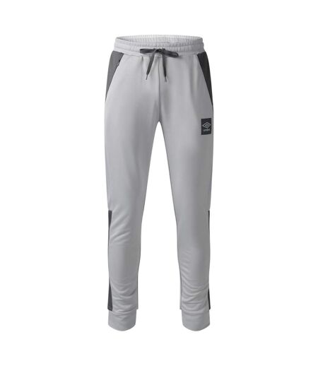 Mens Polyester Sports Tracksuit Bottoms Quiet Shade Grey Castle Rock Umbro