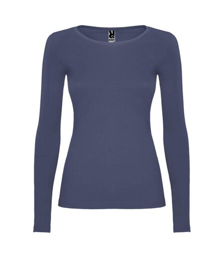 Roly Womens/Ladies Extreme Long-Sleeved T-Shirt (Blue Denim) - UTPF4235
