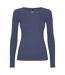 Roly Womens/Ladies Extreme Long-Sleeved T-Shirt (Blue Denim)