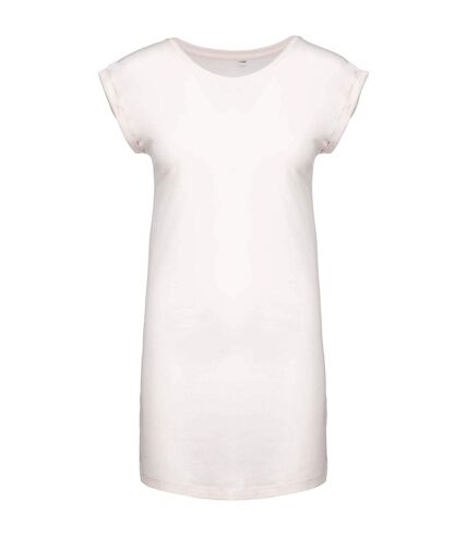 Kariban Womens/Ladies T-Shirt Dress (Off White) - UTPC3412