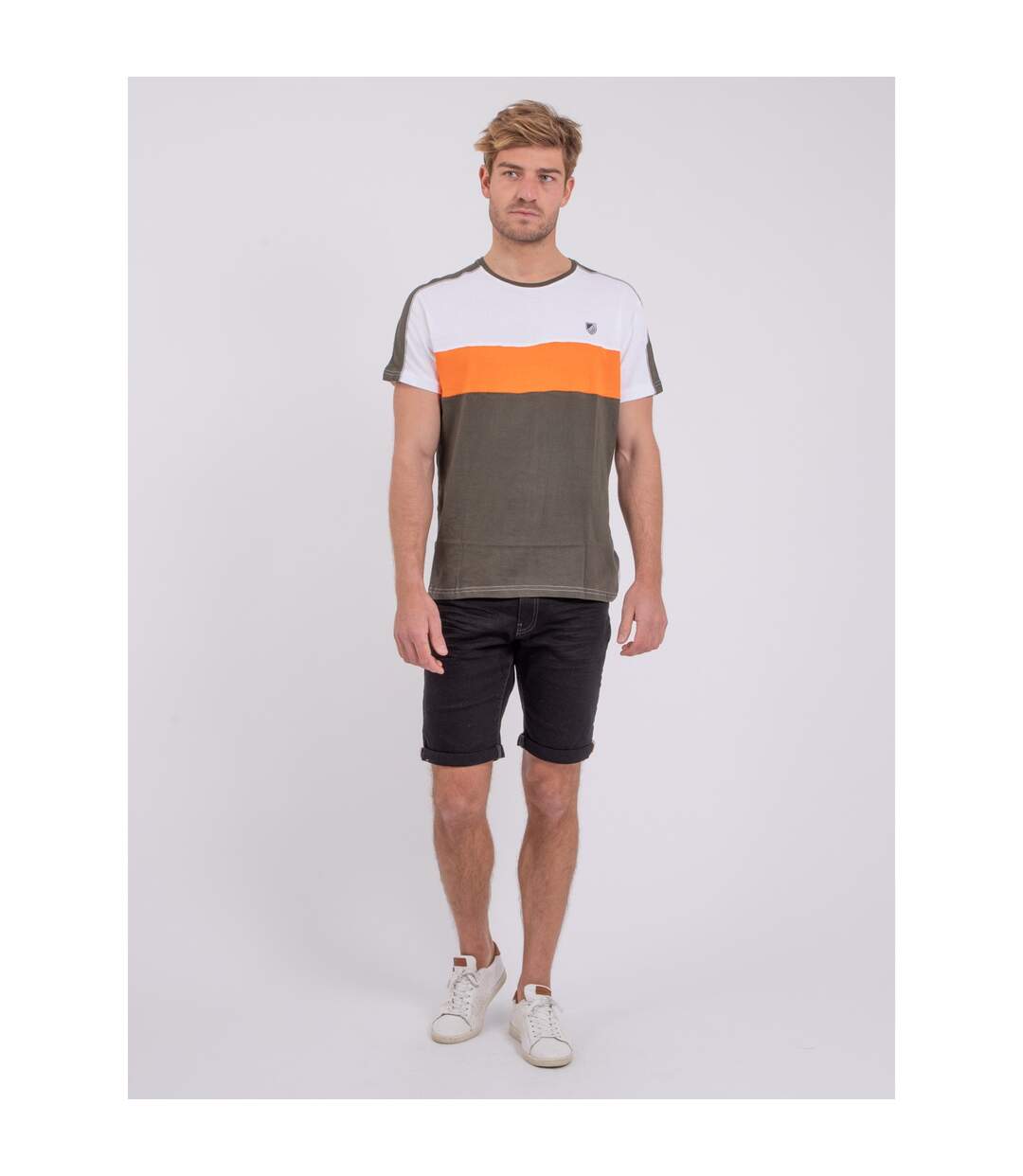 T-shirt col rond pur coton NABALIA-4