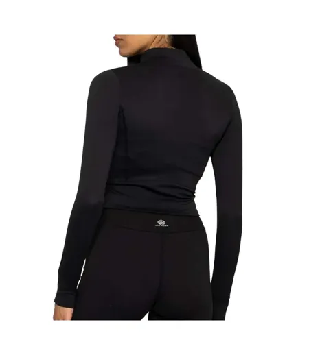 Veste de yoga noire femme soul studio basic