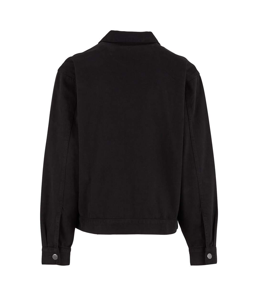 Mens Basic Work Jacket Black Build Your Brand-2