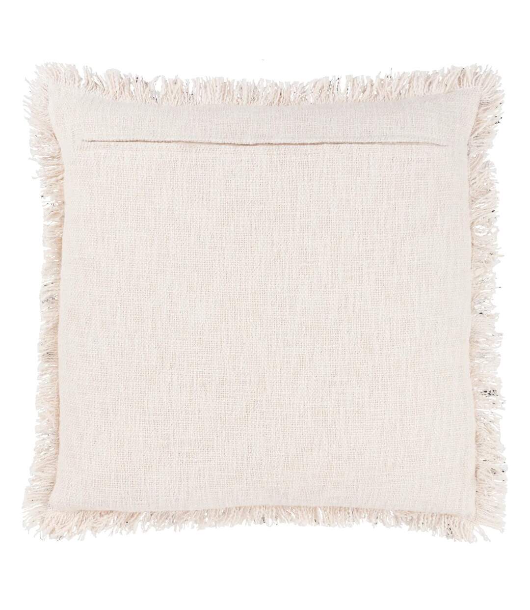 Hara woven fringe cushion cover 50cm x 50cm ink Yard