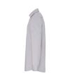 Premier Mens Stretch Fit Poplin Long Sleeve Shirt (Silver) - UTRW6590