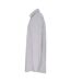 Premier Chemise à manches longues en popeline stretch pour hommes (Argent) - UTRW6590
