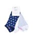 Chaussettes Courtes femme TWINDAY Qualité et Confort-Assortiment modèles photos selon arrivages- - Pack de 6-2