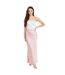 Jupe Mi-longue Femme Rose Vif Be You-1