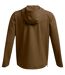 Mens Unstoppable Hooded Tracksuit Top Brown Under Armour-3