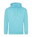 Sweat à capuche college adulte turquoise surf Awdis Awdis