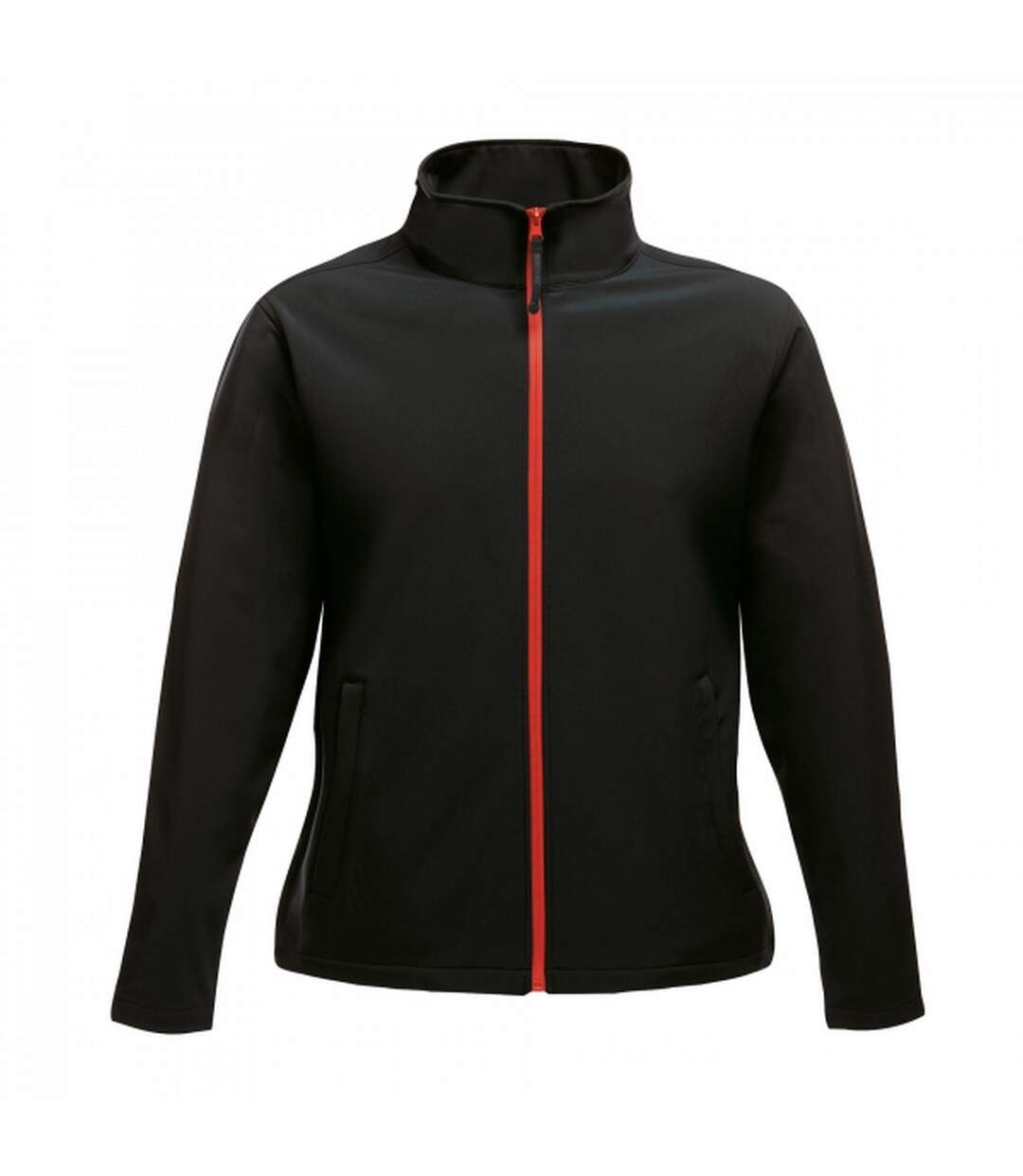 Regatta Womens/Ladies Ablaze Printable Softshell Jacket (Black/Classic Red) - UTRG3561-1