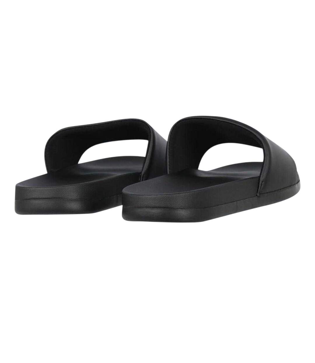 Mens Godan Padded Strap Sliders Black Everlast-2
