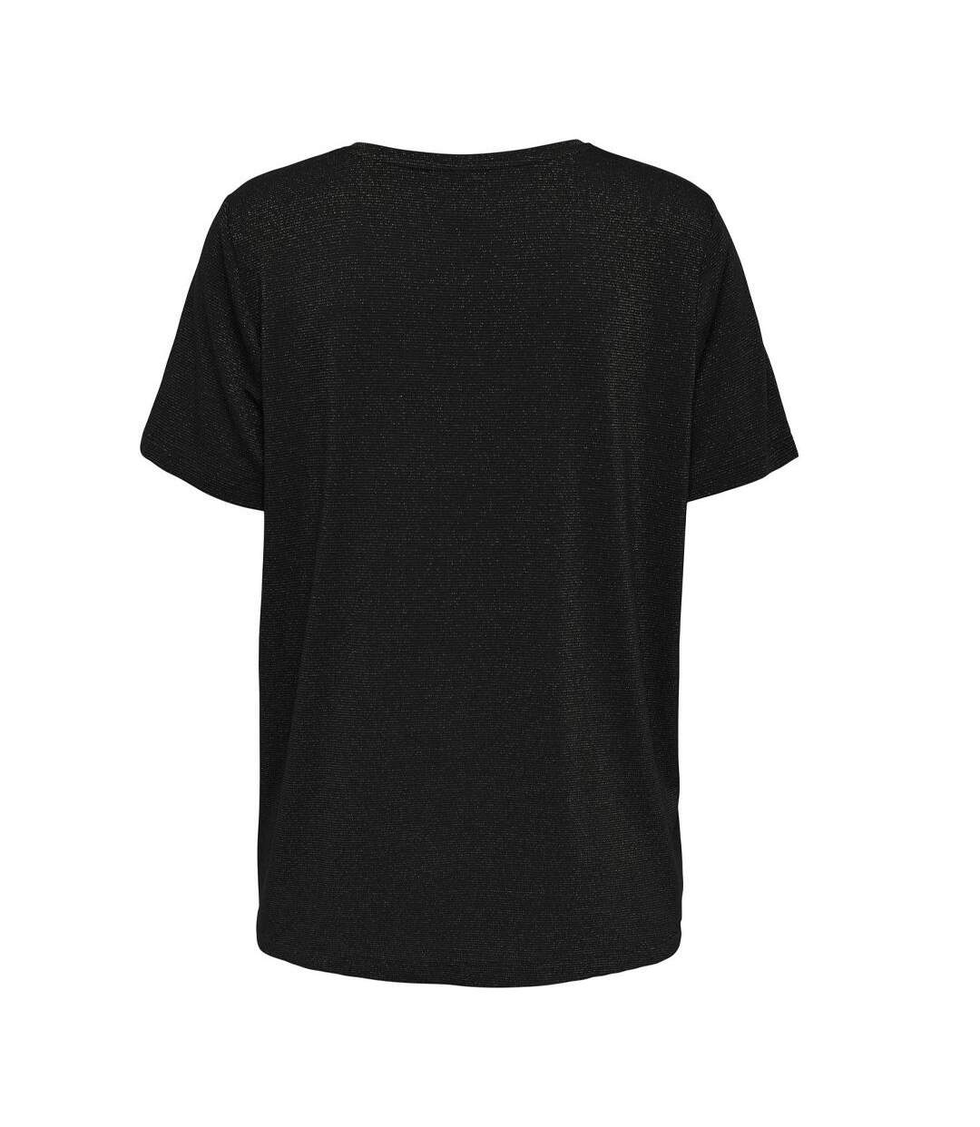 T-shirt noir femme only harlyy-2