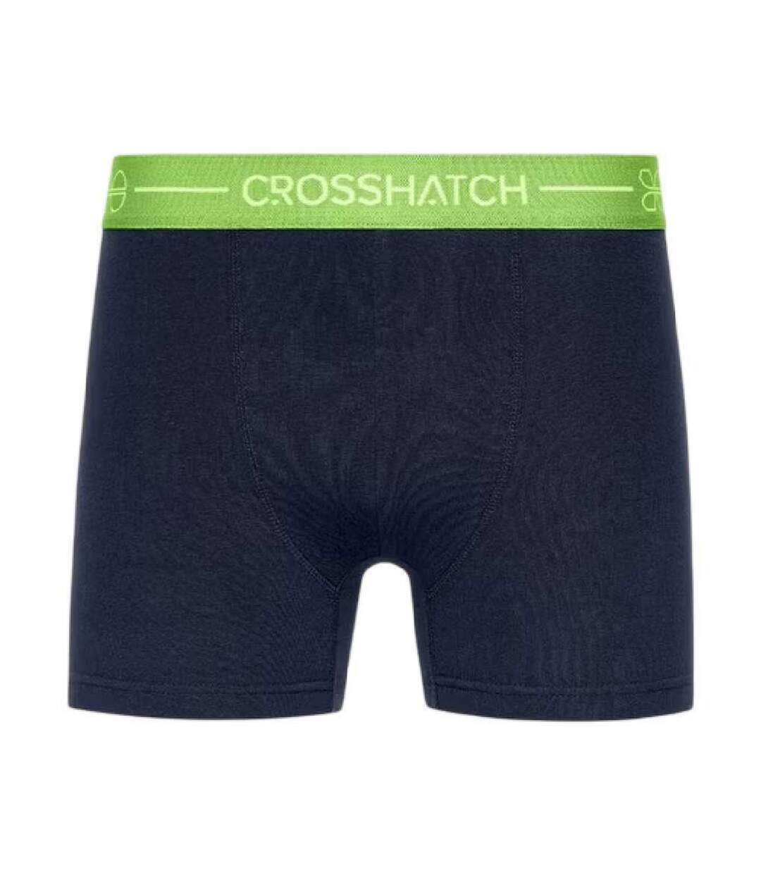 Pack Of 3  Mens Astral Logo Boxer Briefs  Navy Crosshatch-3