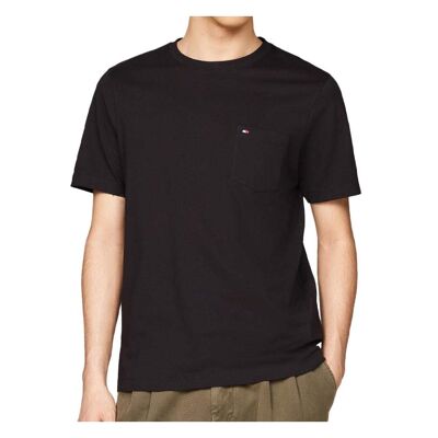 T-shirt Noir Homme Tommy Hilfiger Pocket - 3XL