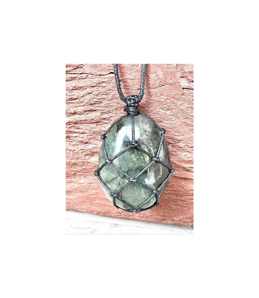 Collier énergie en labradorite