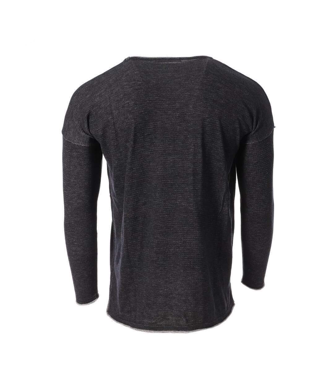 Pull gris/noir homme paname brothers 2553 - s-2