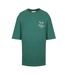 Womens/ladies Embroidered Oversized Tennis T-shirt Green Slazenger-1