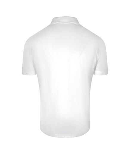 Polo Motif Triangulaire Homme Blanc Diesel