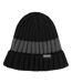 Bonnet Davion Homme Noir Gris Foncé Regatta-2