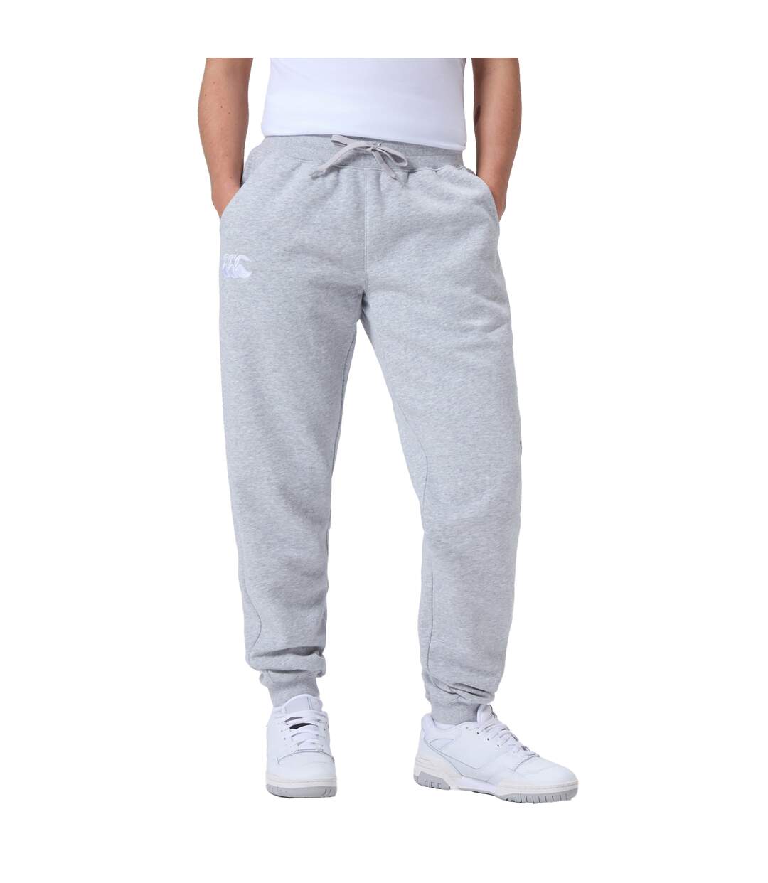 Womens/ladies Leisure Jogging Bottoms Classic Marl Canterbury-1