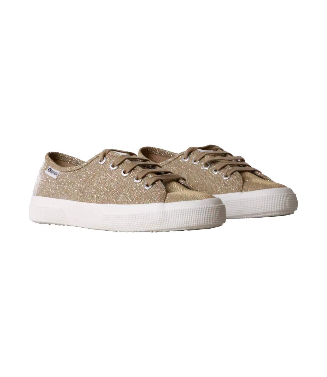 Basket à Lacets Superga Jersey Lame Leggera-3