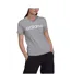 T-shirt Détente Style Logo Essentials Femme Gris Adidas-1