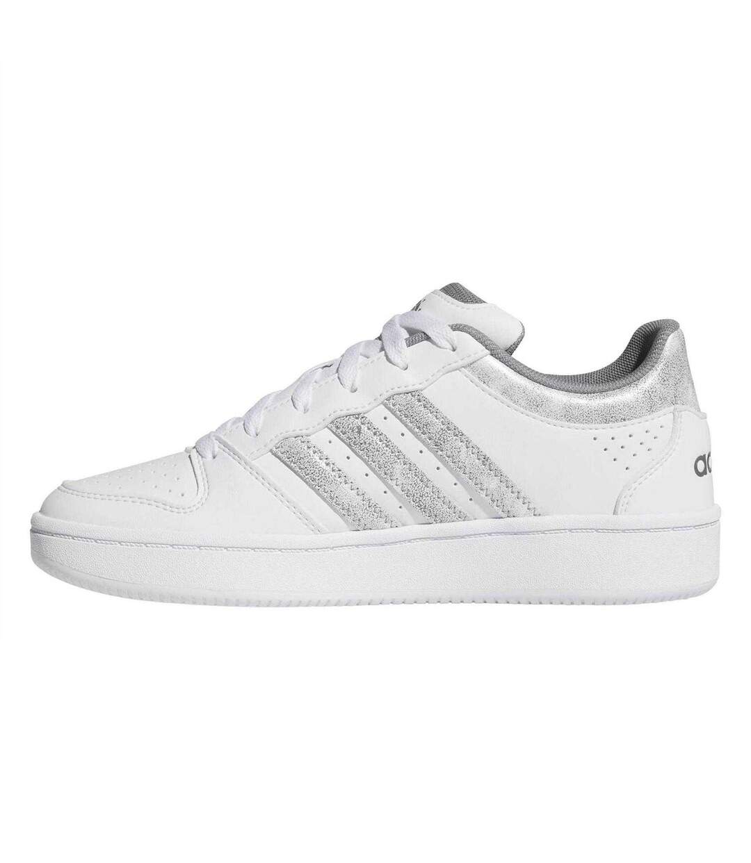 Tennis Hoops Classic Femme Blanc Gris Adidas-3