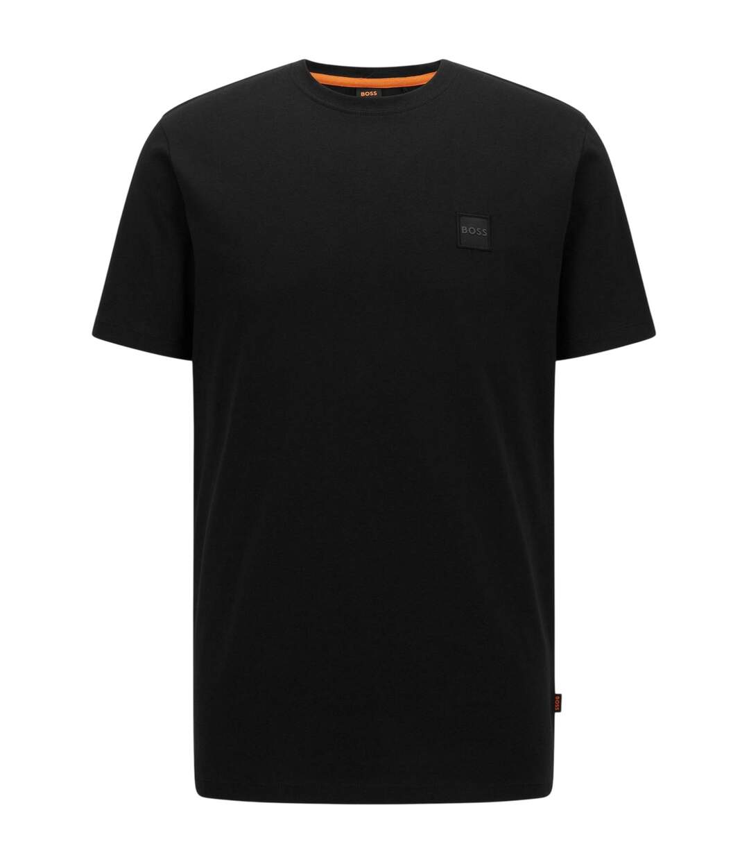 T-shirt Motif/style Orange Homme Noir Boss-2