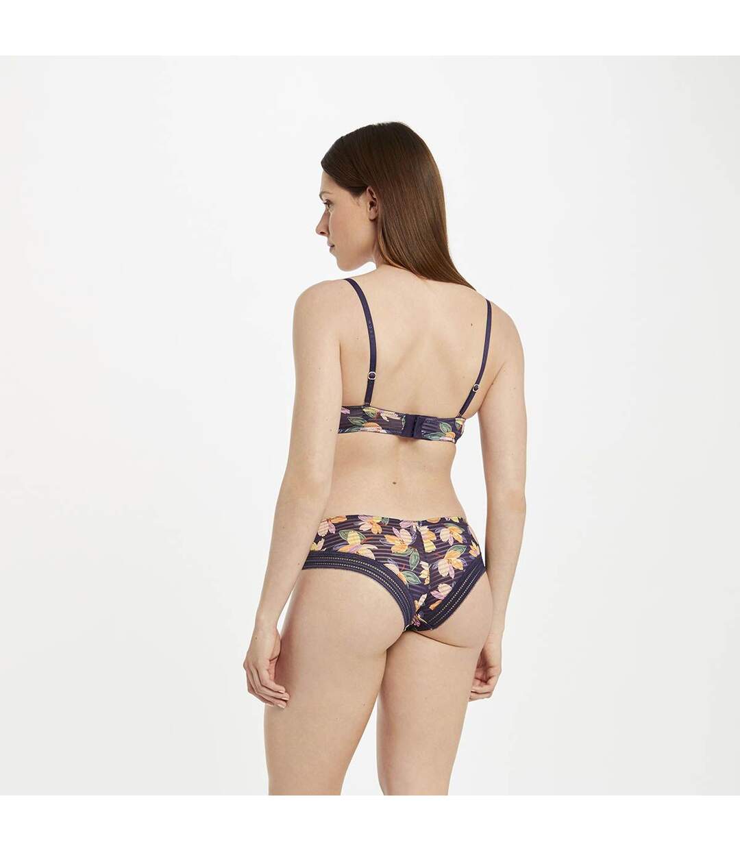 Soutien-gorge armature bleu marine Armelle