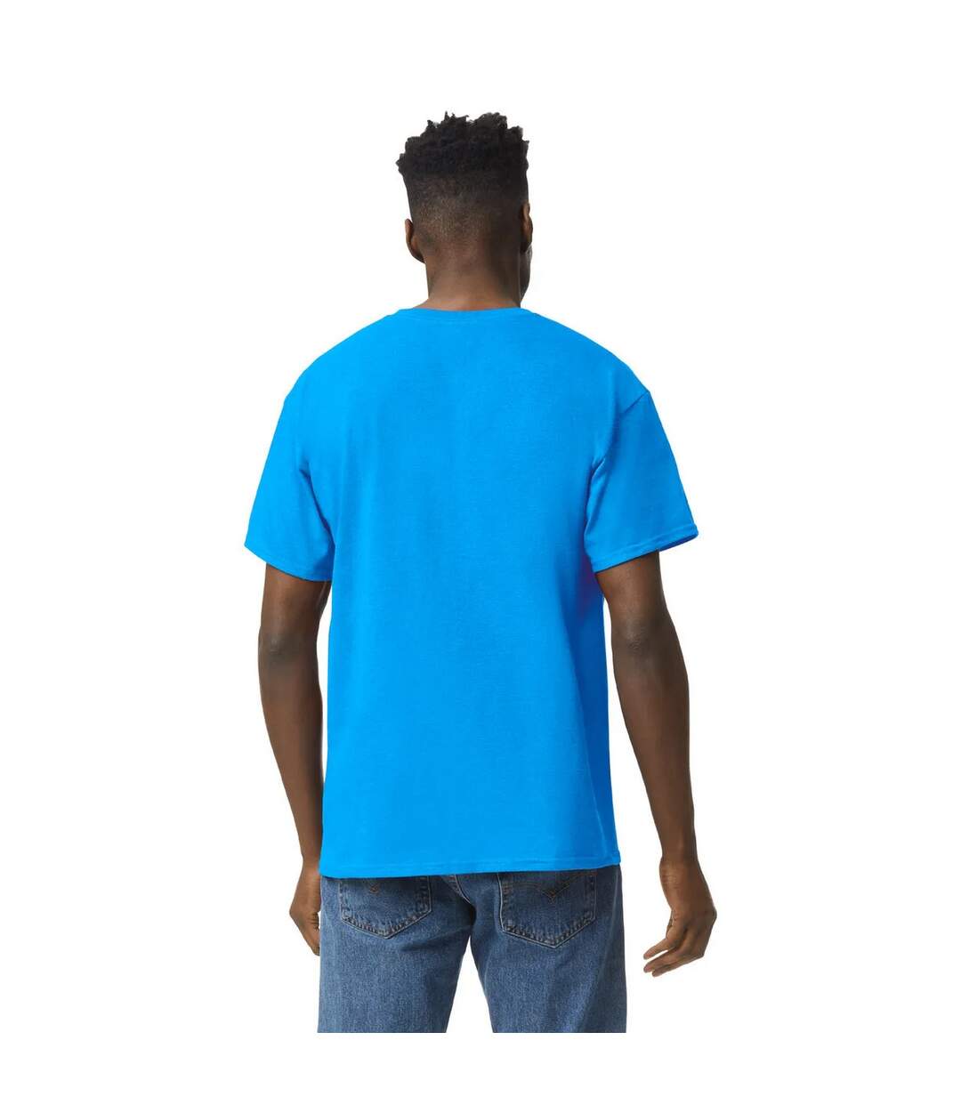 T-shirt Adulte Saphir Chiné Gildan-3