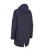 Womens/ladies Overcast Press Stud Raincoat Navy Trespass-3