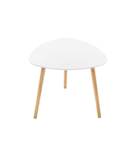 3 Tables d'appoint Mileo - Blanc