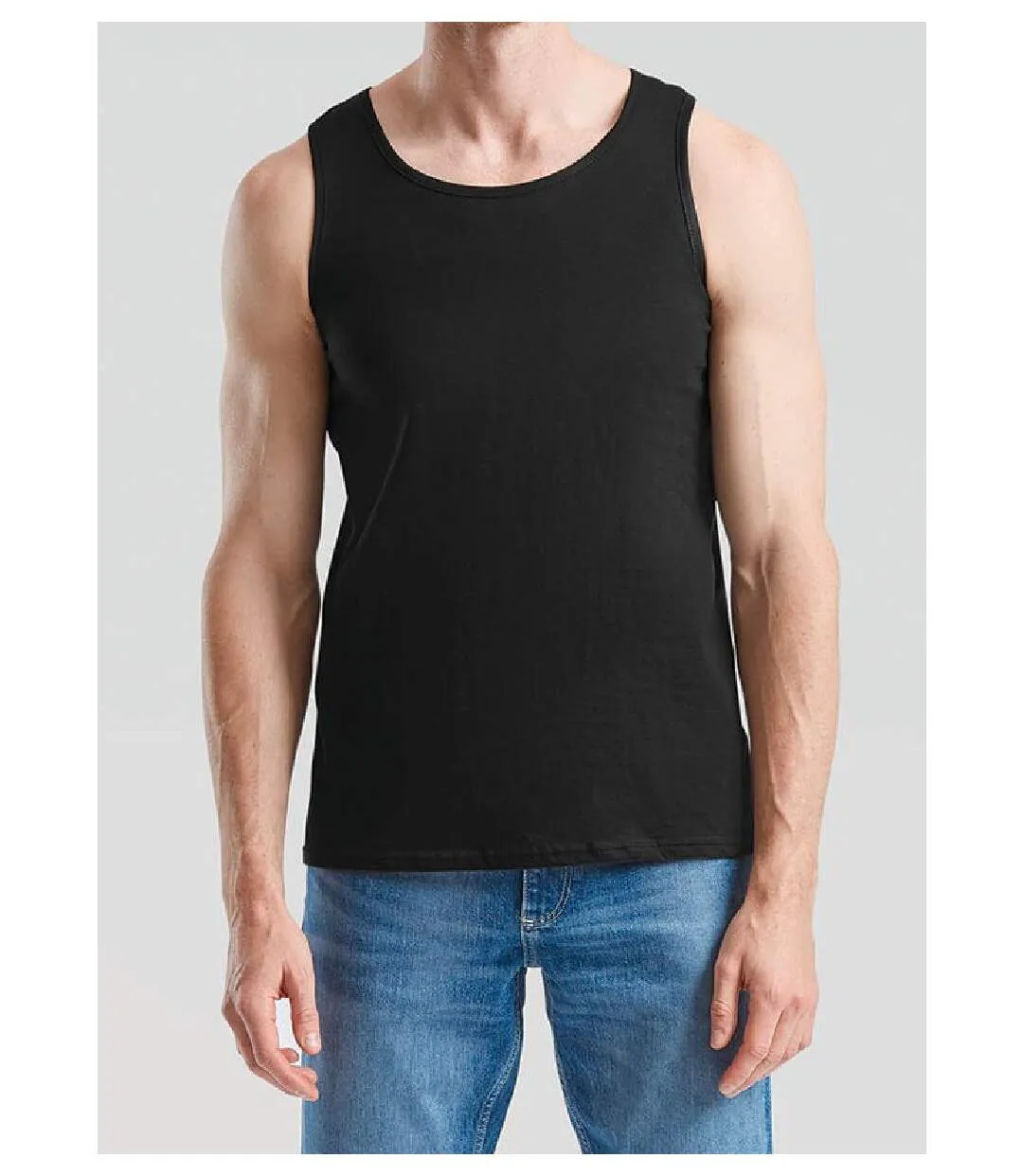 Lot 5 Débardeurs - Homme - 61-098-0 - noir-1